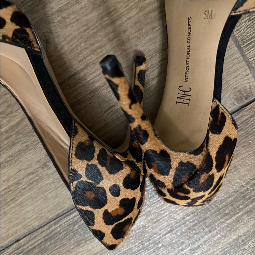 INC Leopard Print Heels